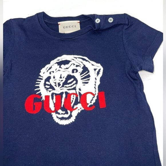 GUCCI TIGER BABY TEE 9/12M - Picture 3 of 6